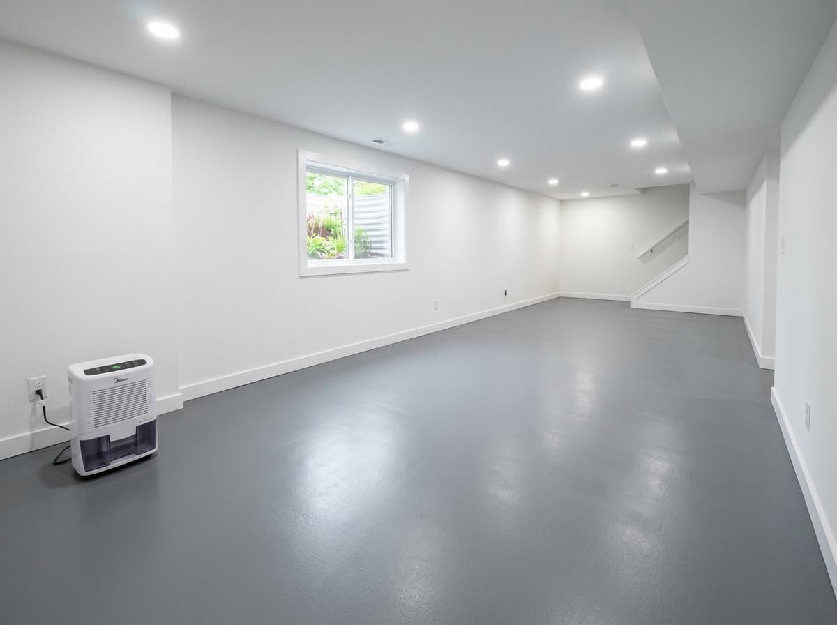 Basement Floor Transformation — Parma, OH