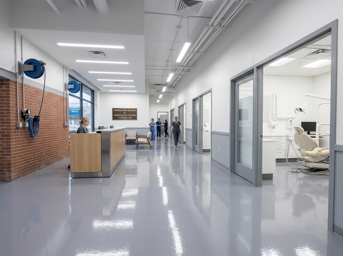 Medical office floor coating — Parma, OH